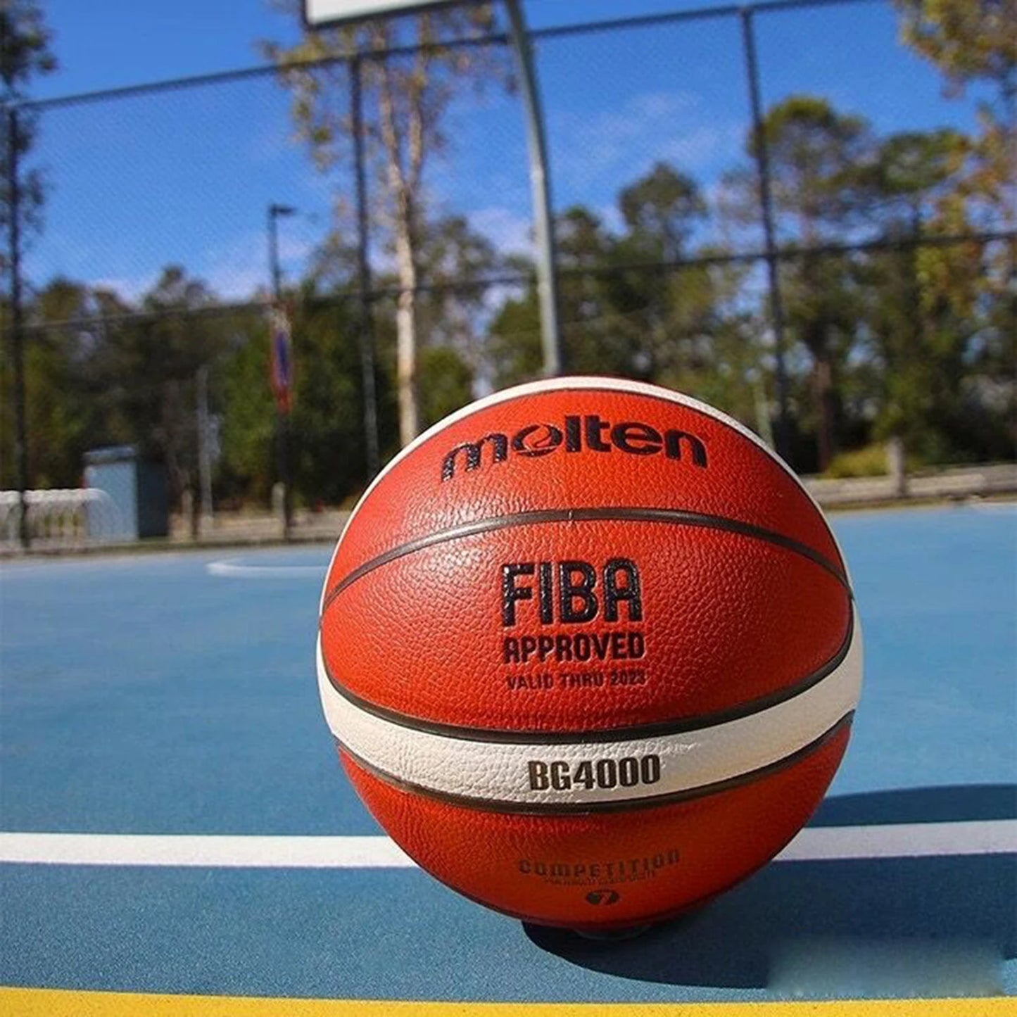 Molten BG4500 BG5000 Series 2-Tone PU Composite Basketball, Size 7,6,5
